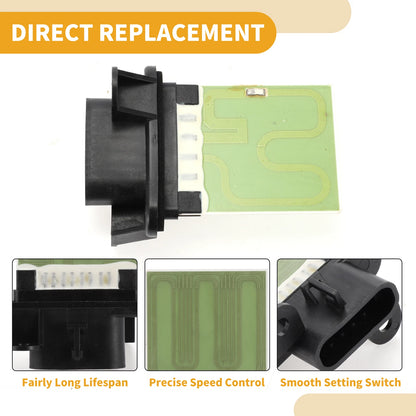 HVAC Blower Motor Resistor for Chevrolet Cavalier L4 2.2L (1995 - 2002)