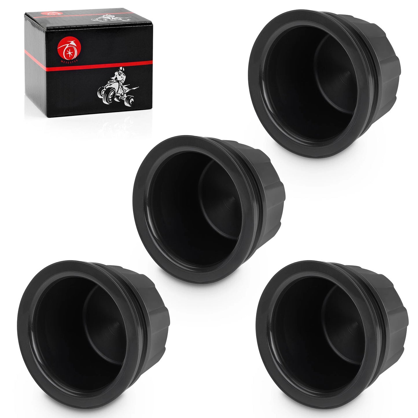 Set of 4 Wheel Center Caps for Honda Rincon 680 TRX680FA/TRX680FGA