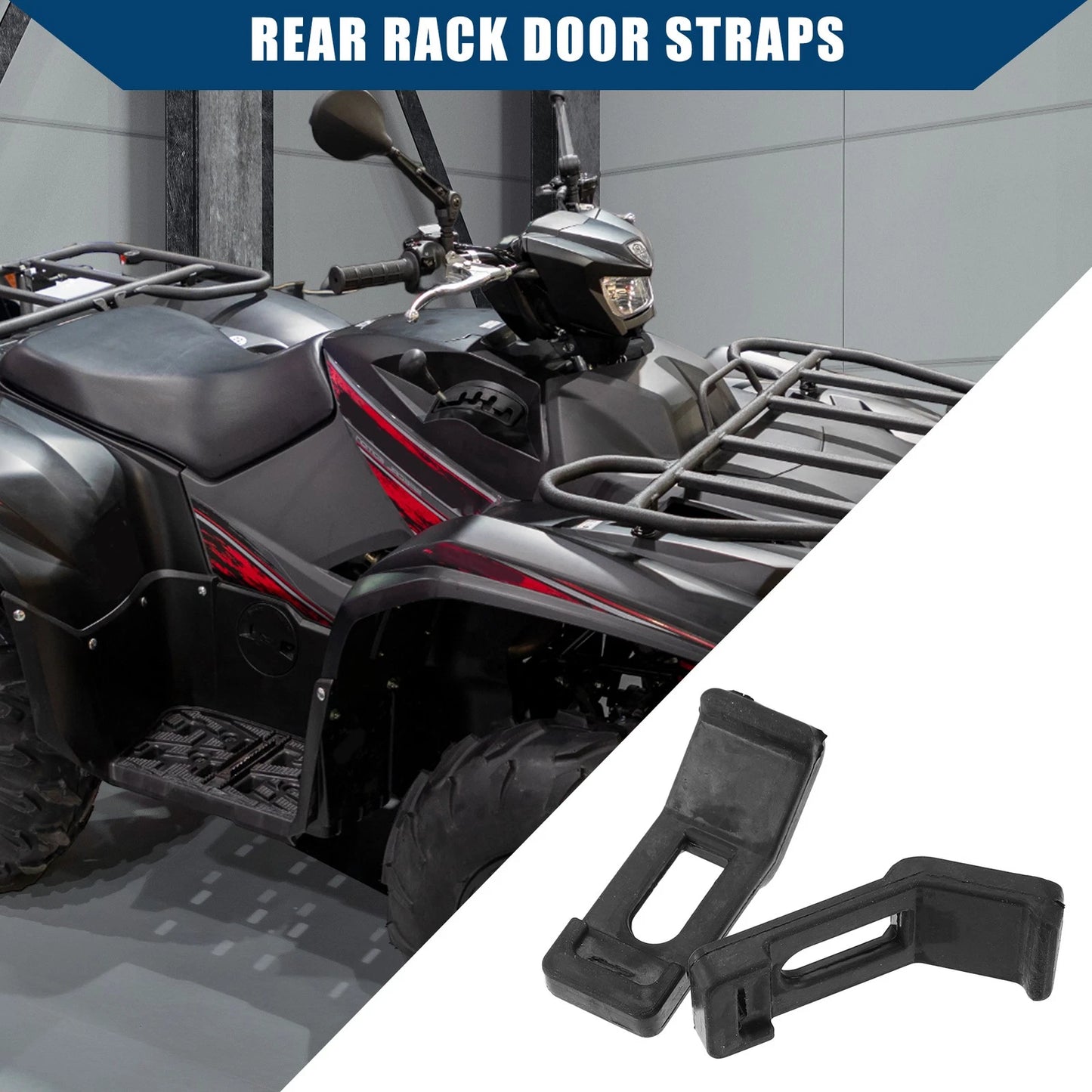 Rear Rack Door Rubber Strap Band for Honda (2016-2023) - 1 Pair