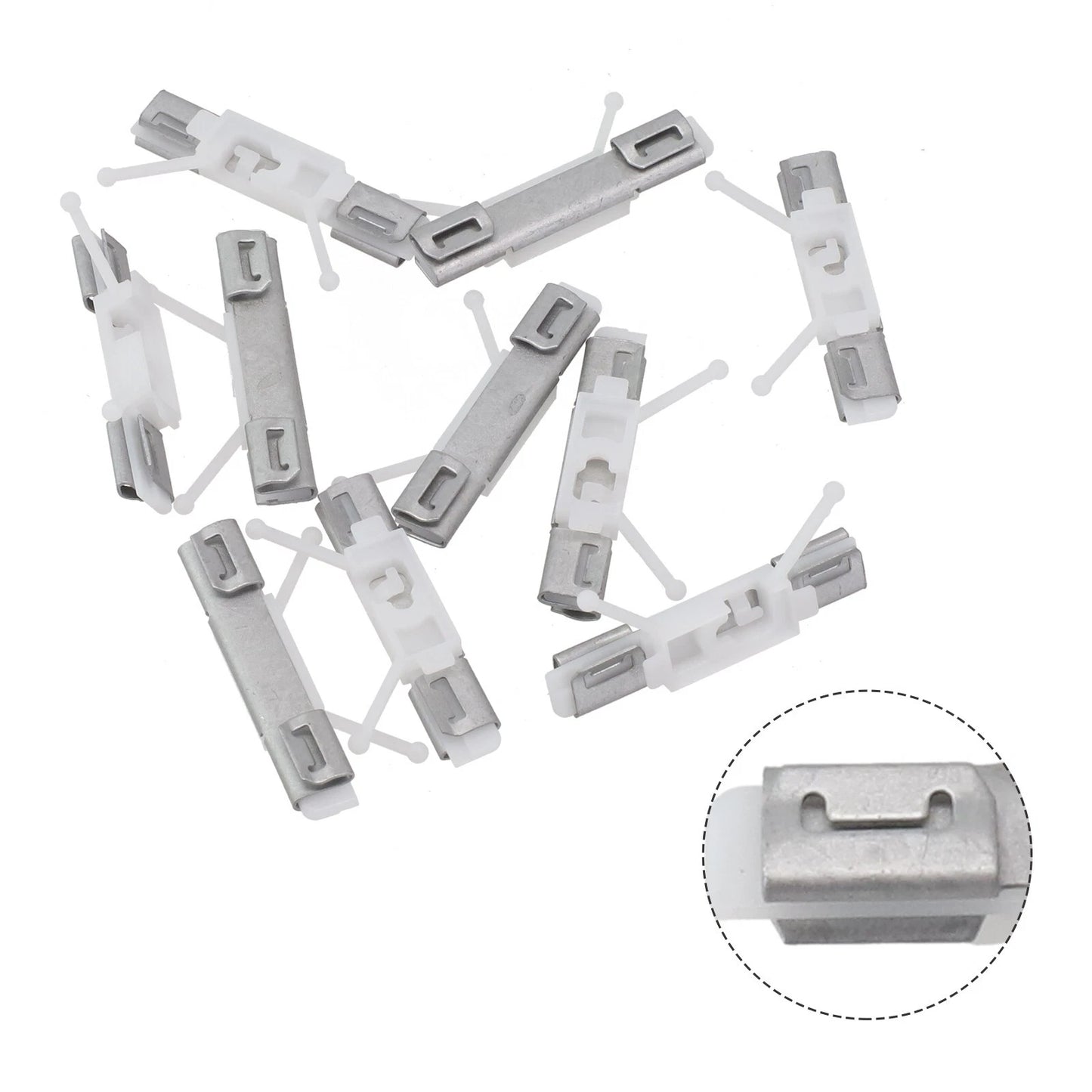 Pack Of 10 Premium Front Windshield Post Trim Clip Set for Volvo XC60 (2008–2016)
