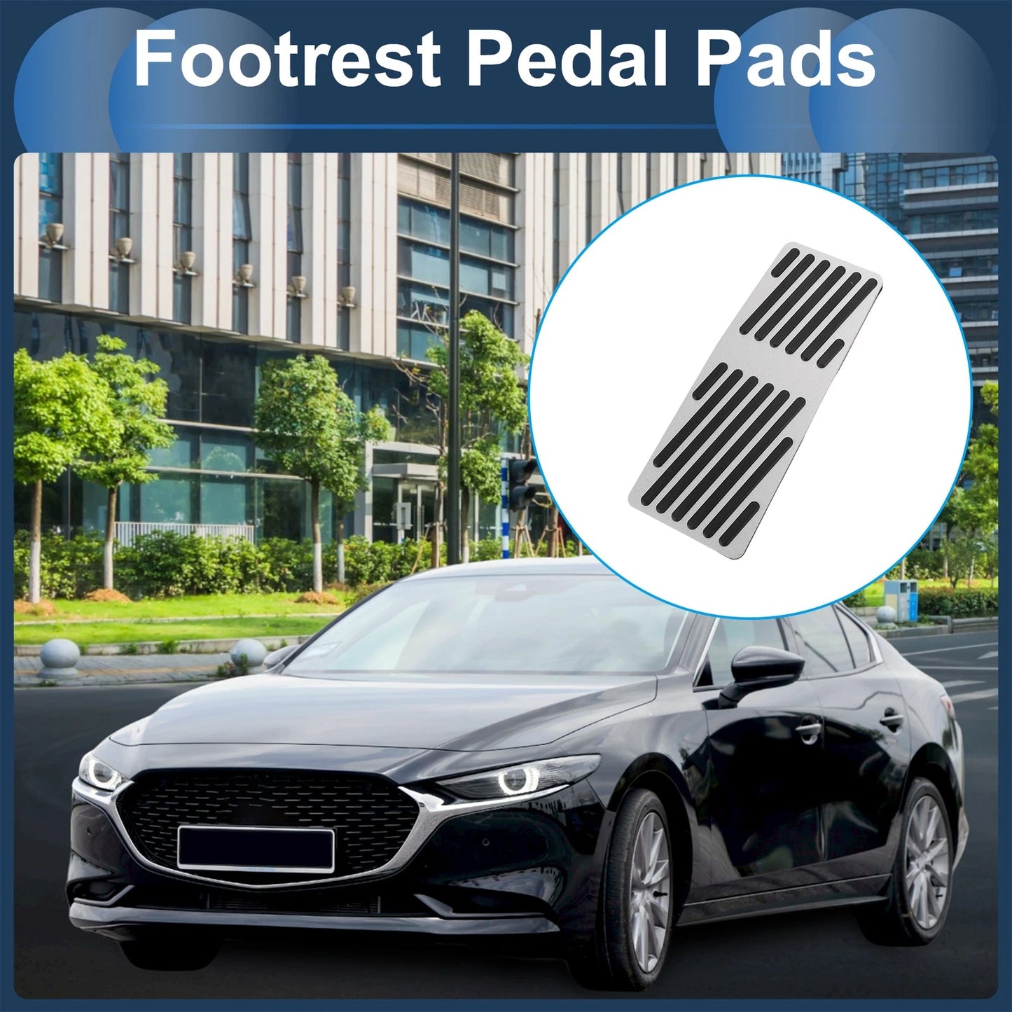 Footrest Pedal Cover for Mazda 3 (2020)