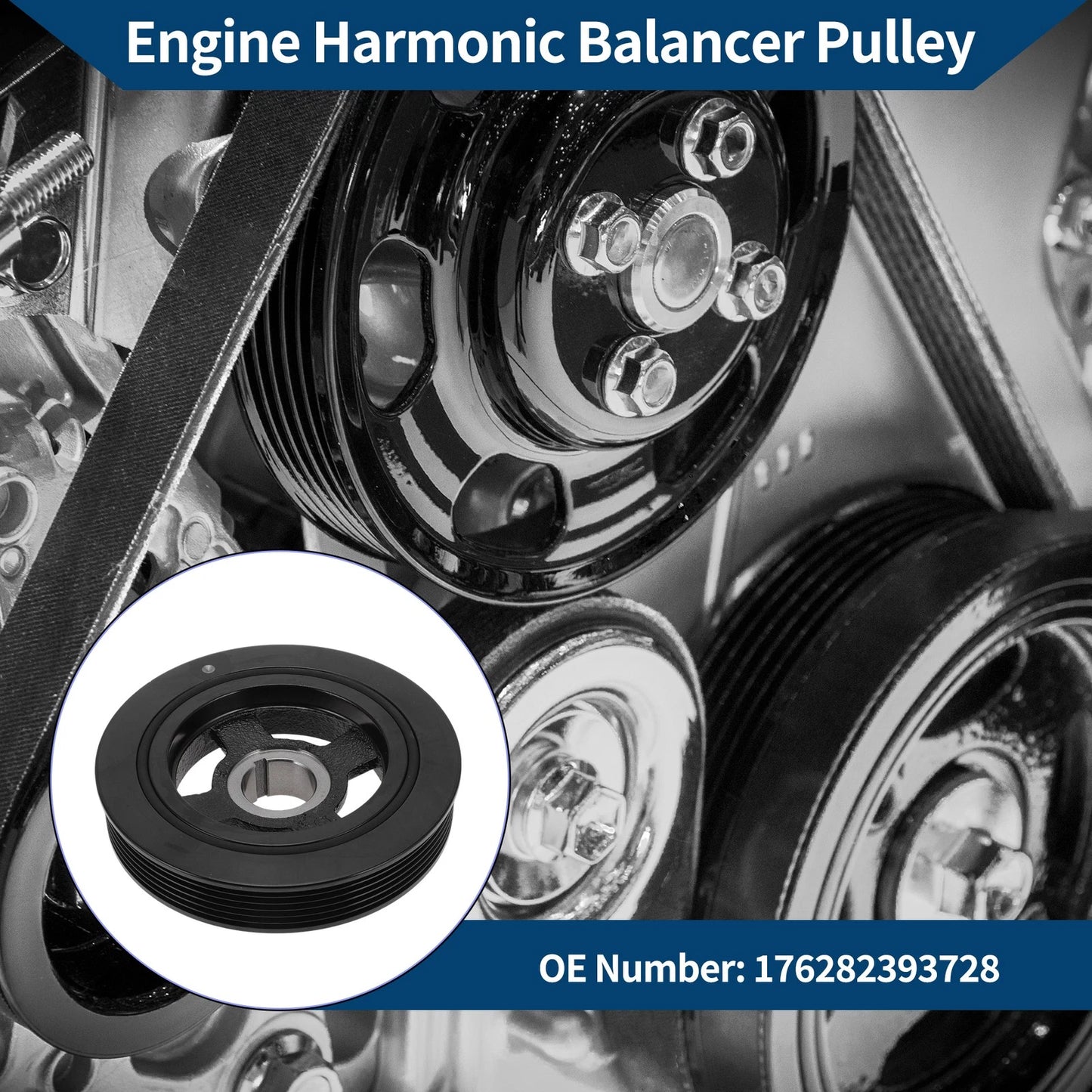 Harmonic Balancer Crank Pulley for Kia Sorento (2003-2009)