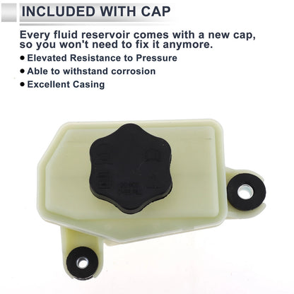 Power Steering Reservoir 1 Pc Beige for Ford Edge (2007-2010)
