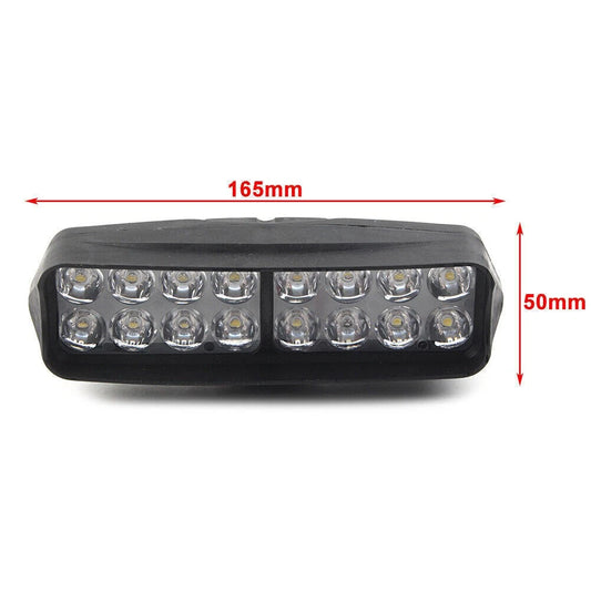 16-LED Motorcycle Headlight Spot Fog Light for Car UTV ATV (No Year Specified)