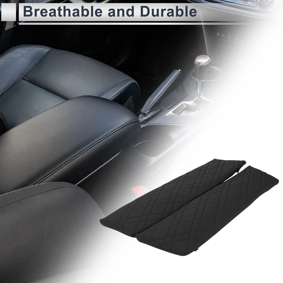 Center Console Cover for BMW 5 Series G30 2018-2023 Black 1 x Set