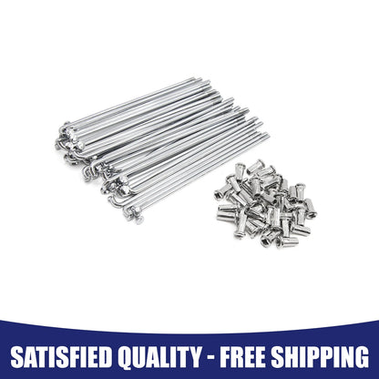 4mm Thread 36 x Motorcycle Wheel Spokes with Nipples for Universal