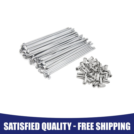 4mm Thread 36 x Motorcycle Wheel Spokes with Nipples for Universal