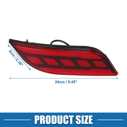 Rear Bumper Reflector Lights for Jeep Compass (2017-2023)