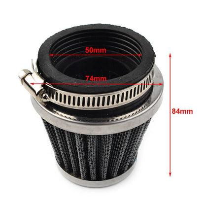 50mm Air Filter for Honda Yamaha Suzuki ATV Dirt Bike