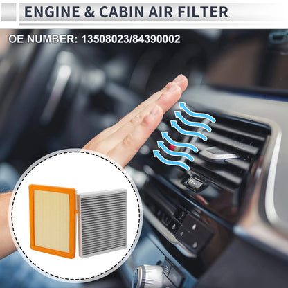 Engine Cabin Air Filter for Chevrolet Equinox 1.5L (2018-2024)