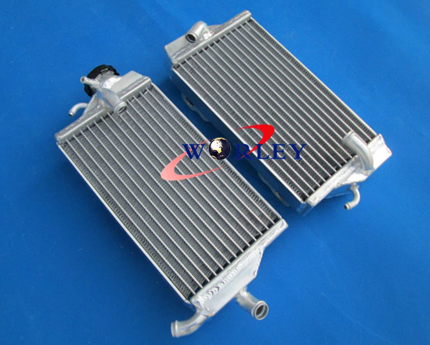 Aluminum Radiator + Black Hose for Honda CR250 CR250R (2000-2001)