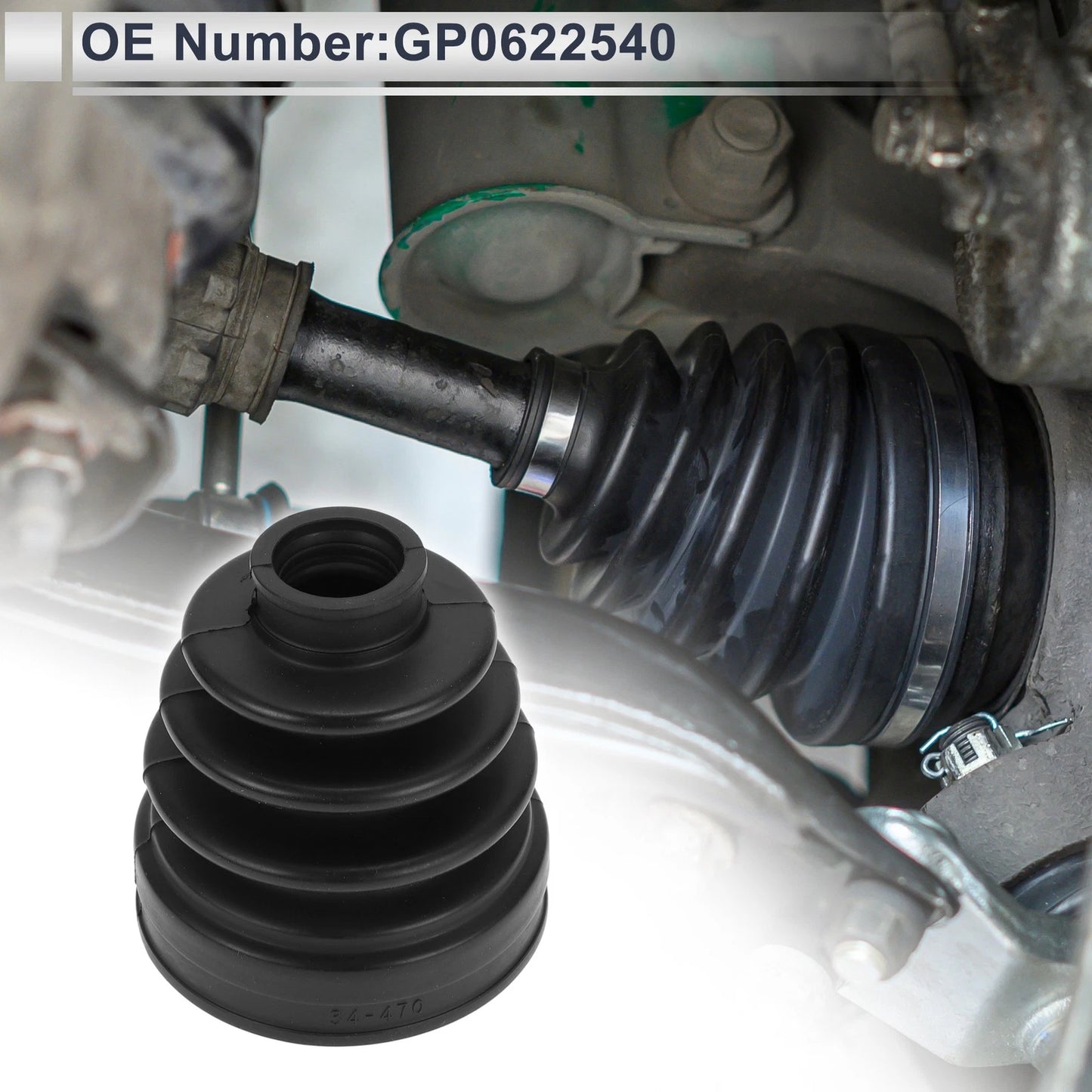 Inner CV Joint Boot Kit with Clamps for Mazda MPV (2004-2006)