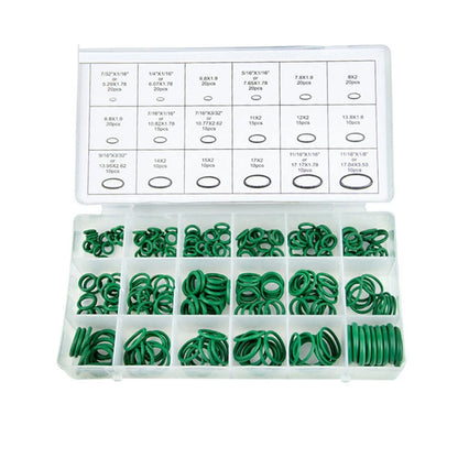 Automotive 270-Piece O-Ring Washer Kit Green Rubber