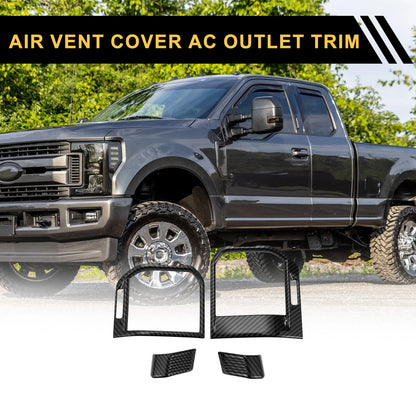 Air Vent Cover Trim for Ford F-150 (2021-2024) Black 1 Set