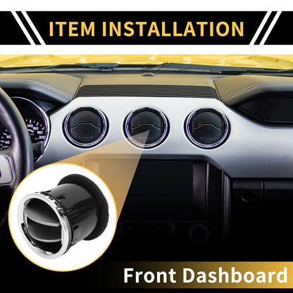 AC Heater Air Vent for Ford F150 2004-2008 Center Dash A/C Outlet Titanium Tone