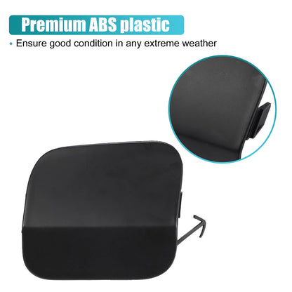 Front Bumper Tow Hook Cover for Toyota Highlander (2014-2019) - Black