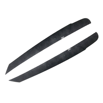 Carbon Fiber Headlight Eyelid Trim Covers for Volkswagen Touran (2011-2015)
