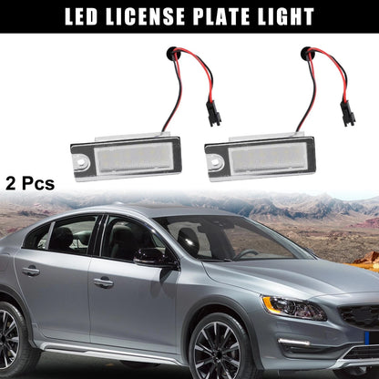 LED License Plate Lights for Volvo V70, CX70, S60 (2001-2010)