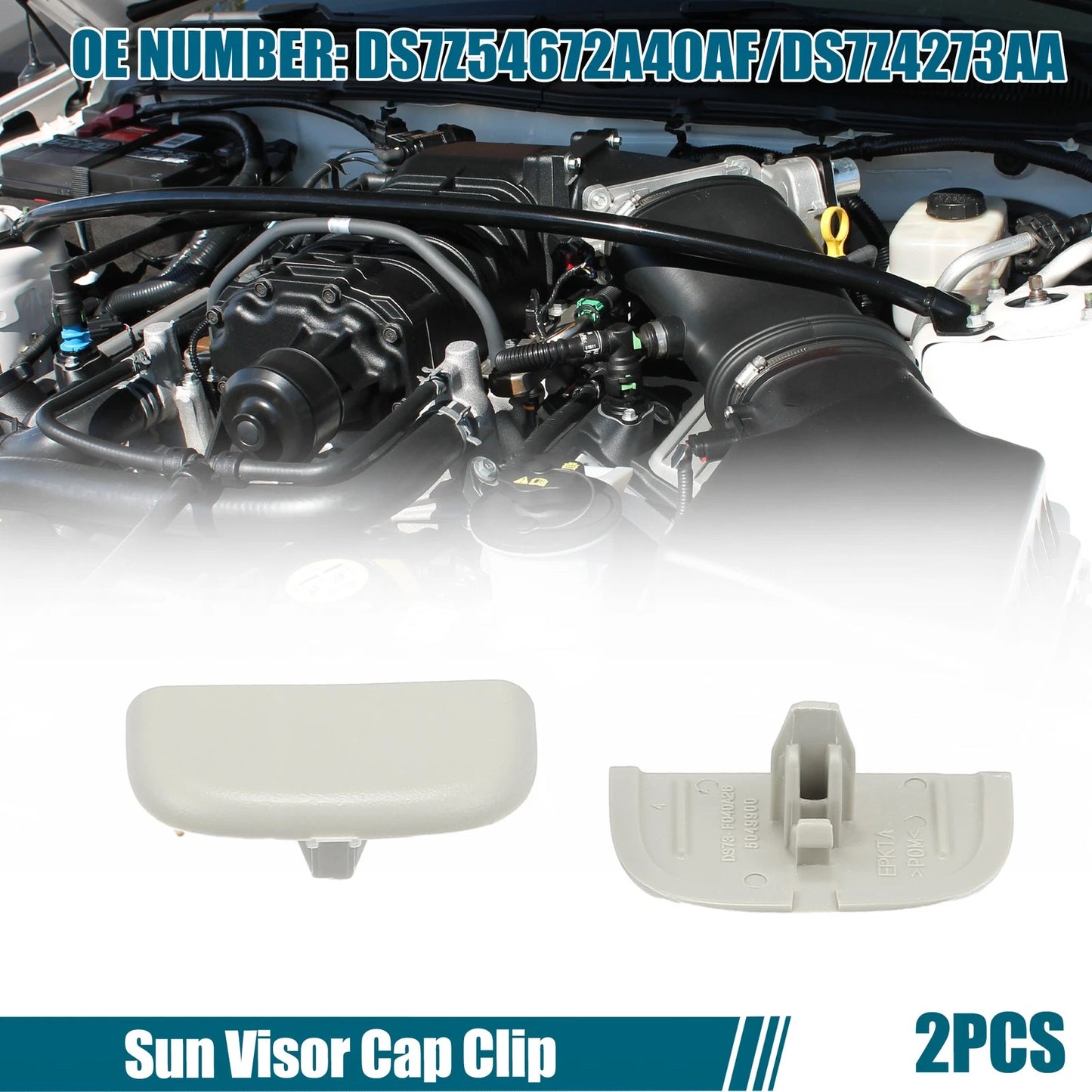 Sun Visor Cap Clip for Ford Edge (2015-2023)