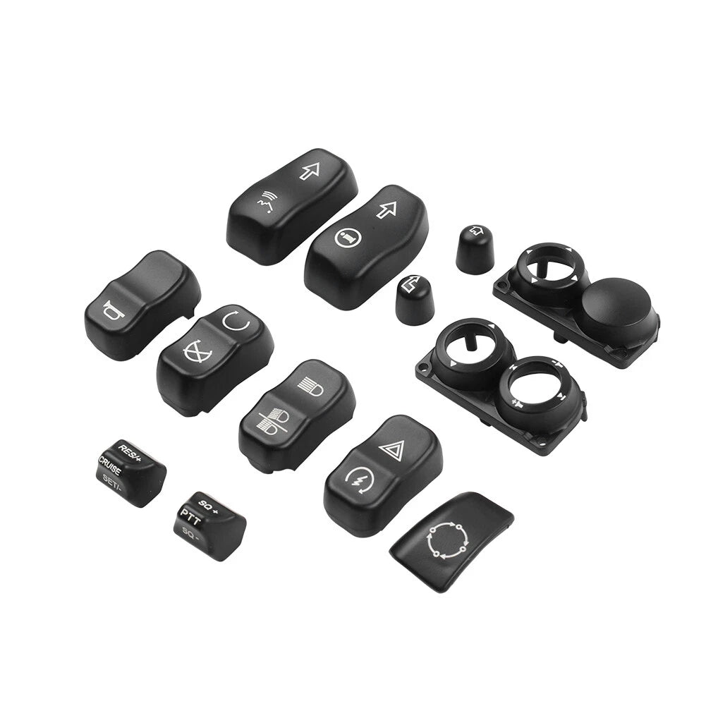 Hand Control Switch Housing Button Cover for Harley Touring FLHTC FLHX (14-23)