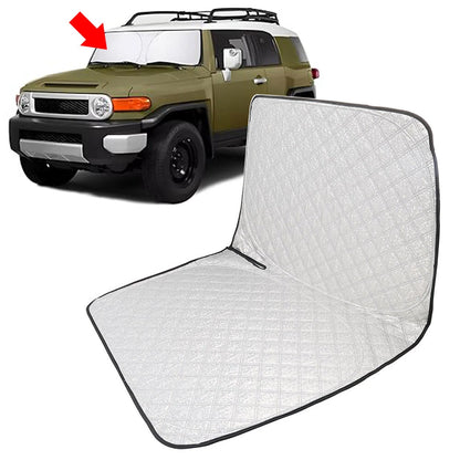Foldable Windshield Sun Shade for Toyota FJ Cruiser 2007-2014