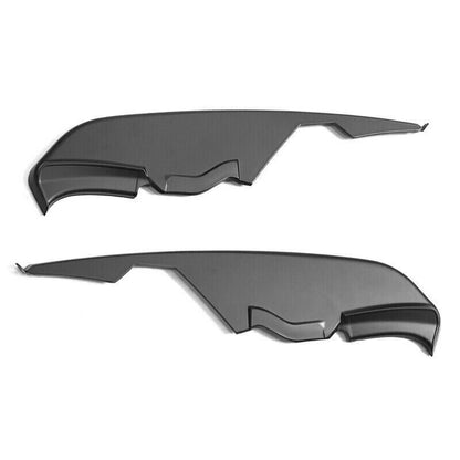Black Fog Light Splitters Trim Covers for Ford Mustang (2015-2017)