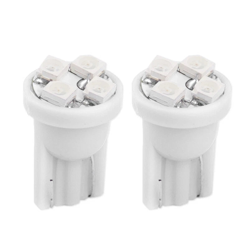 20pc T10 W5W 194 168 2825 4SMD 1252 LED Bulbs for Instrument Cluster Lights