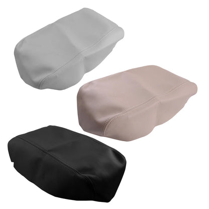 Leather Center Console Lid Armrest Cover Skin for 2011-2018 Ford Explorer