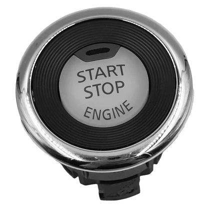 White Start Stop Engine Push Switch with Ring for Nissan Altima Rogue