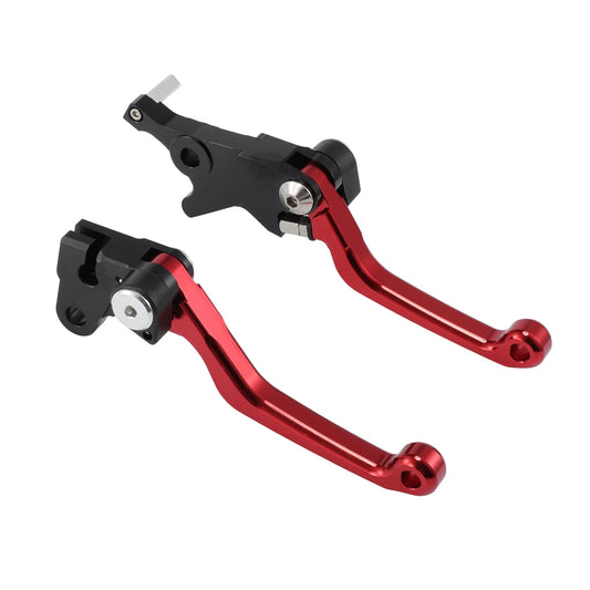 1 Pair Motorcycle Short Brake Clutch Levers for Honda CRF250L CRF300L Rally Red
