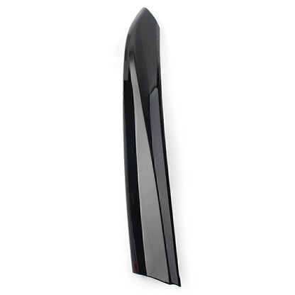 Black Front Left Bumper Grille Insert Cover Trim for Jaguar XF (2016-2020)