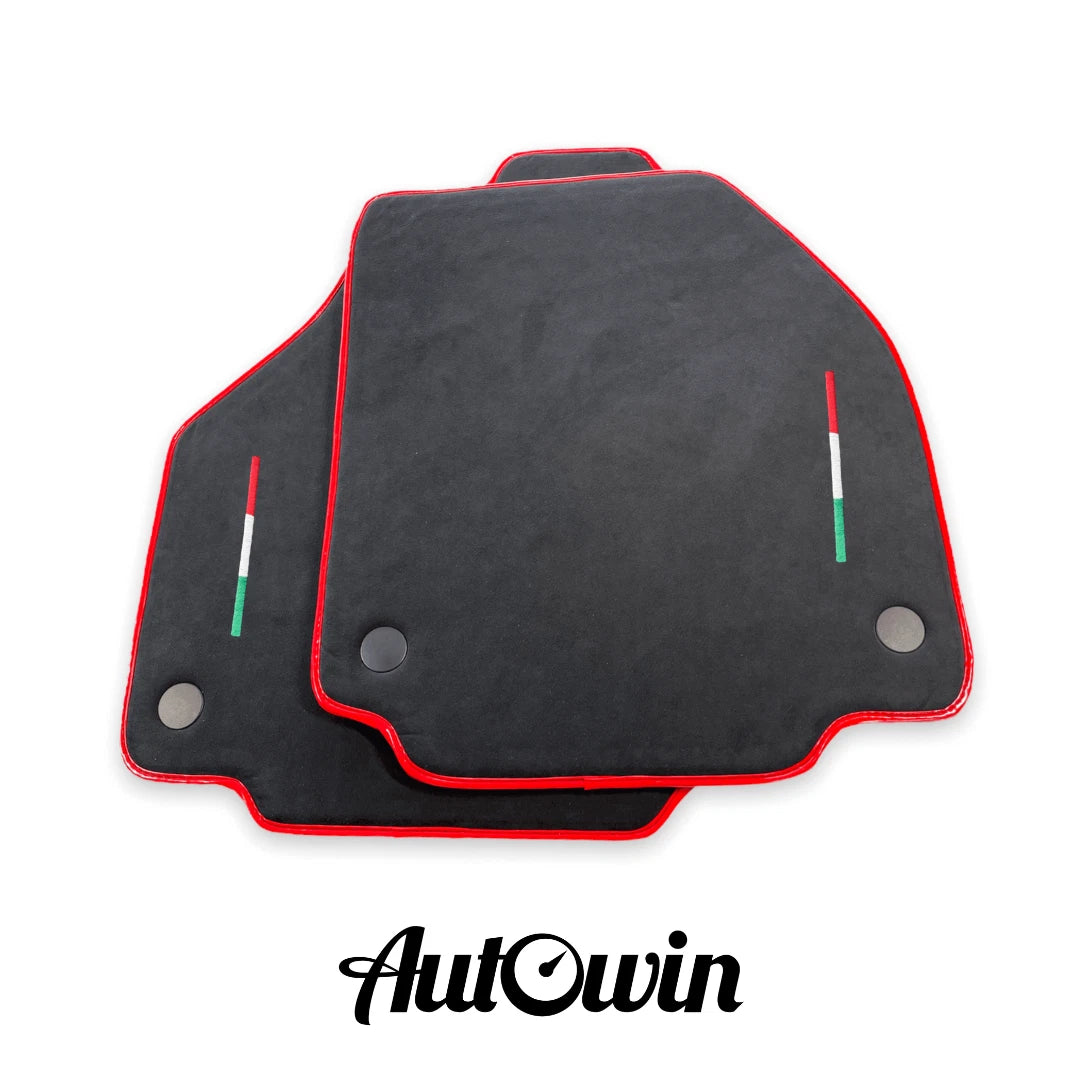 AutoWin Floor Mats for Ferrari 458 GT2 (2012-2015) - Alcantara Leather