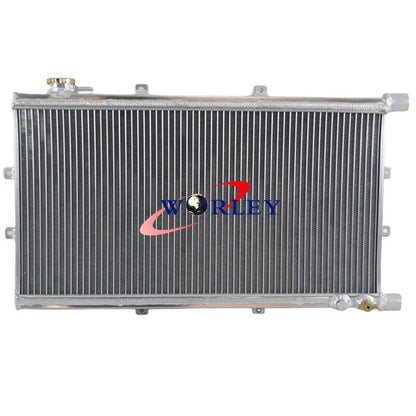 Aluminum Universal Radiator Heat Exchanger Water to Air Intercooler + Cap