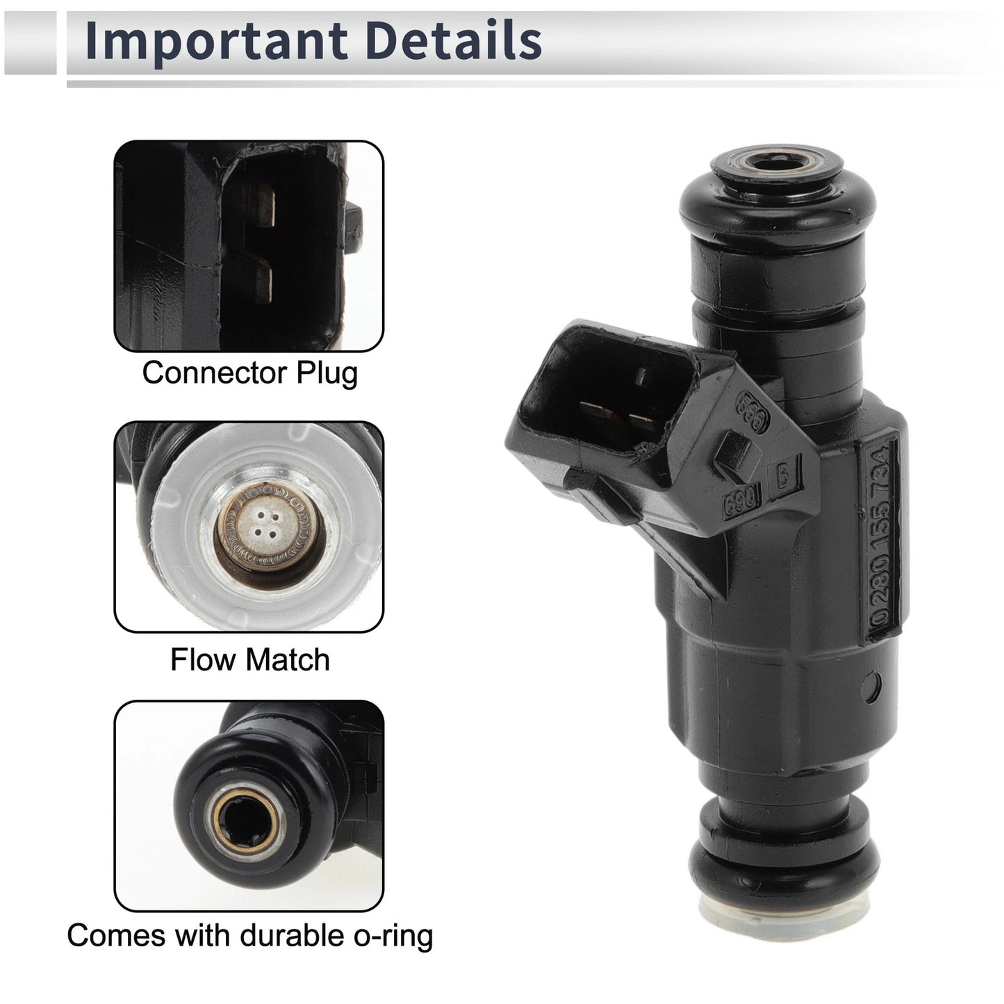 Fuel Injector 1Pc for Ford Explorer (1997-1998) - Engine Fuel Nozzle
