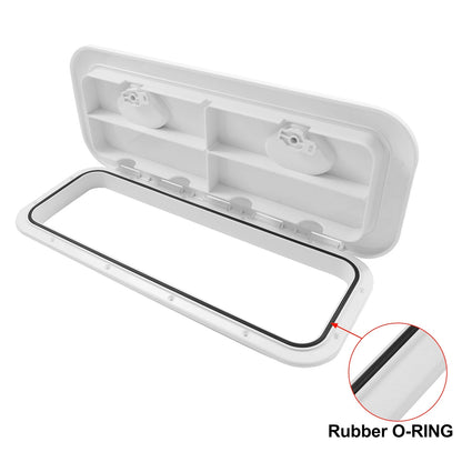 Hatch Cover 23.9 x 9.57 Marine Deck Access Hatch Cover for Boat White