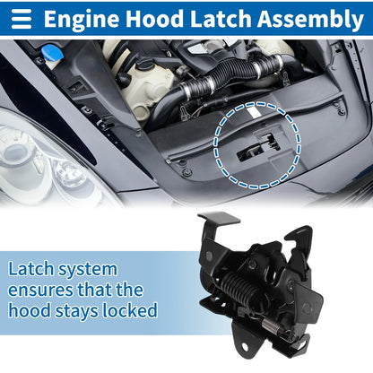 Hood Latch Assembly for Kia Sportage (2005-2010) 1 Pc