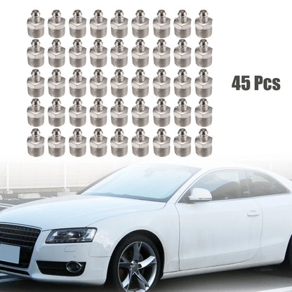 45pcs M12 x 1 Nickel Plated Grease Nipple Fitting for Motorcycle Car