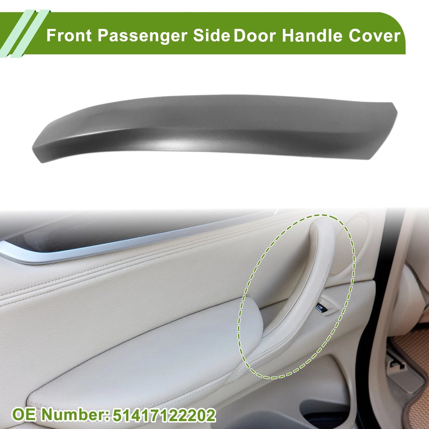 Door Panel Handle Trim Cover for BMW X5 E53 (1999-2006)