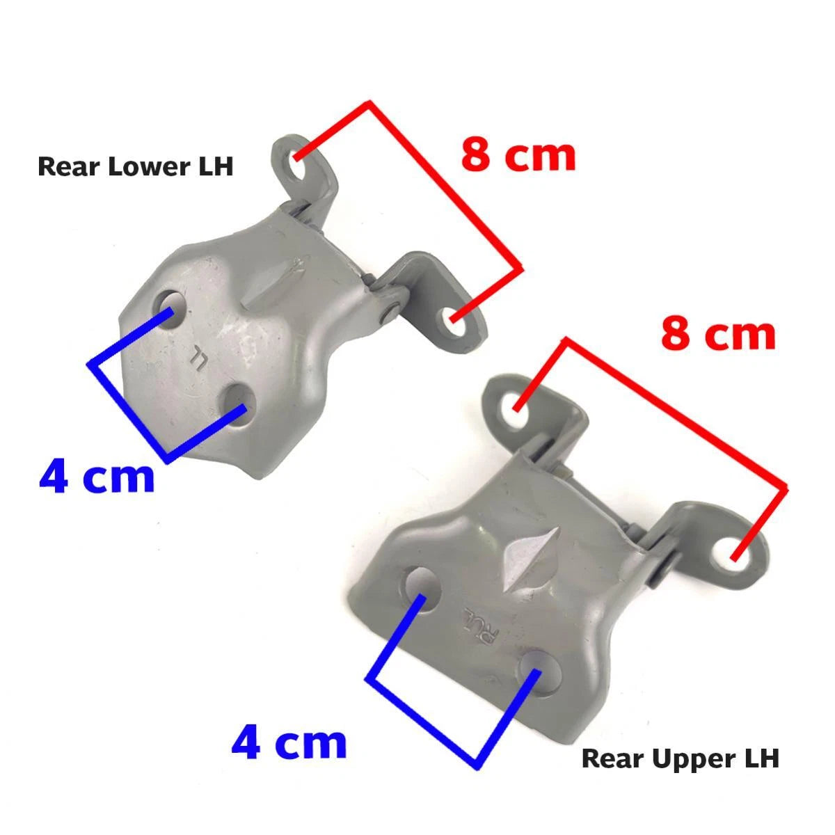 Door Hinge Upper Lower LH+RH Set 4 Fits Nissan Hardbody D21 Pickup 1986-97 D08