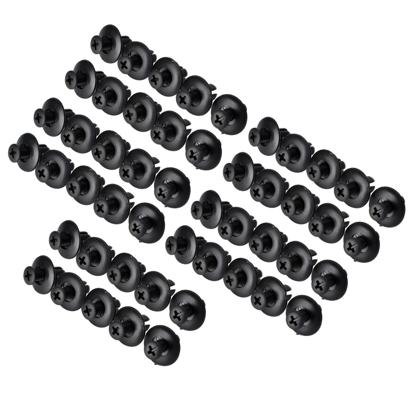 50 x 8mm Mounting Fairing Clips for Motorcycle, Car, Scooter, ATV