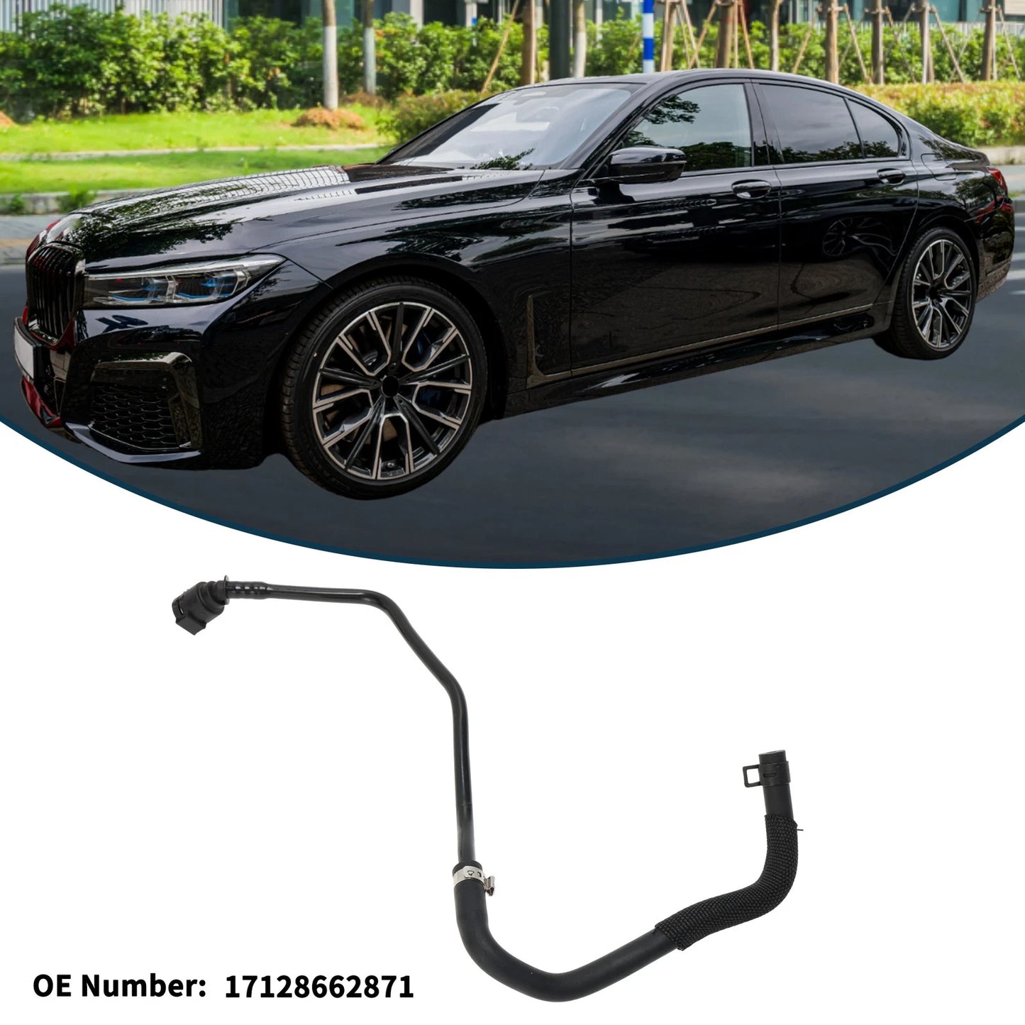 Radiator Hose 750 for BMW 7 Series G11/G12 Coolant Pipe (2015 - 2022)