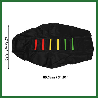 Seat Cover for Motorcycle Faux Leather Soft Seat Cushion Multicolor