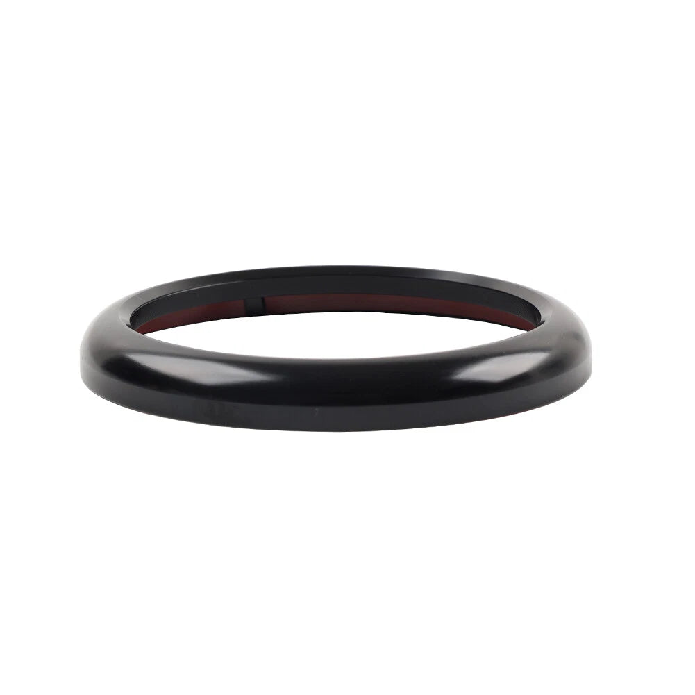 Black Stopwatch Compass Cover Ring for Porsche 911 718 Boxster Cayenne Macan