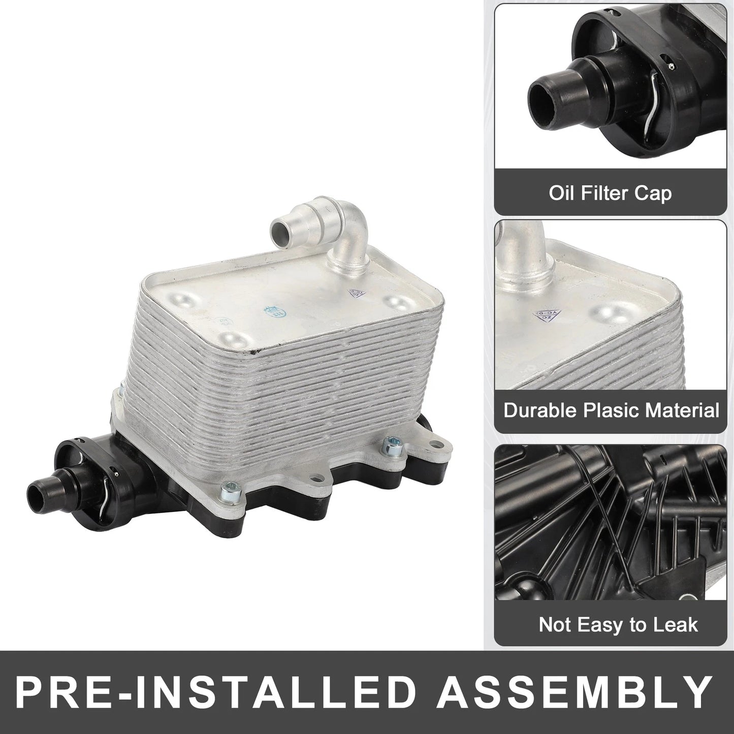 Engine Oil Cooler Filter Housing for BMW 5 6 7 Series (2001-2019)