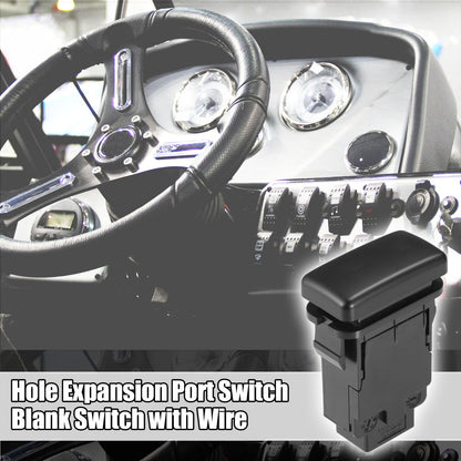 Hole Expansion Port Switch Blank with Wire for Toyota Alphard (2002-2023)