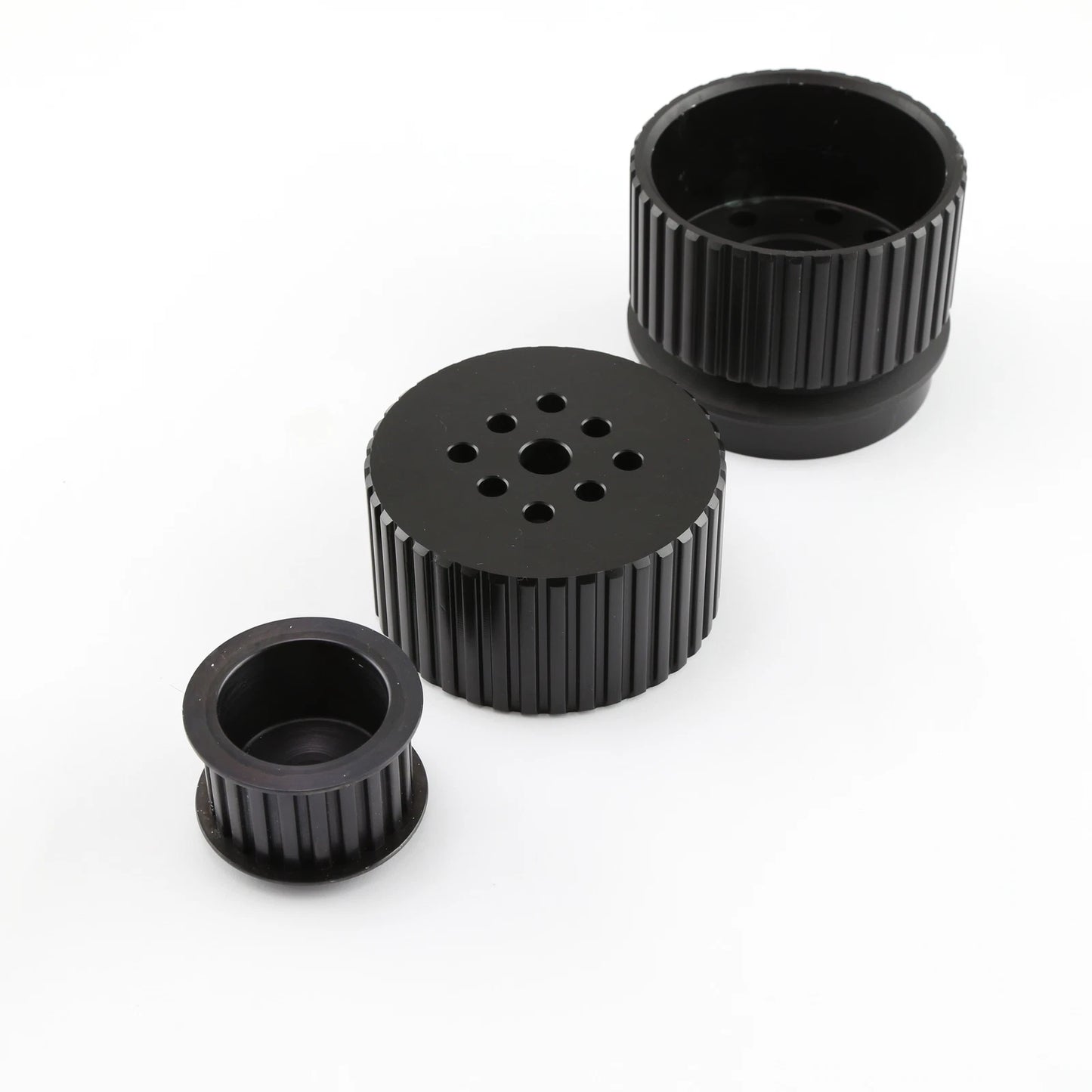 Black Gilmer Crank Alternator & Water Pump Pulleys for Car Model