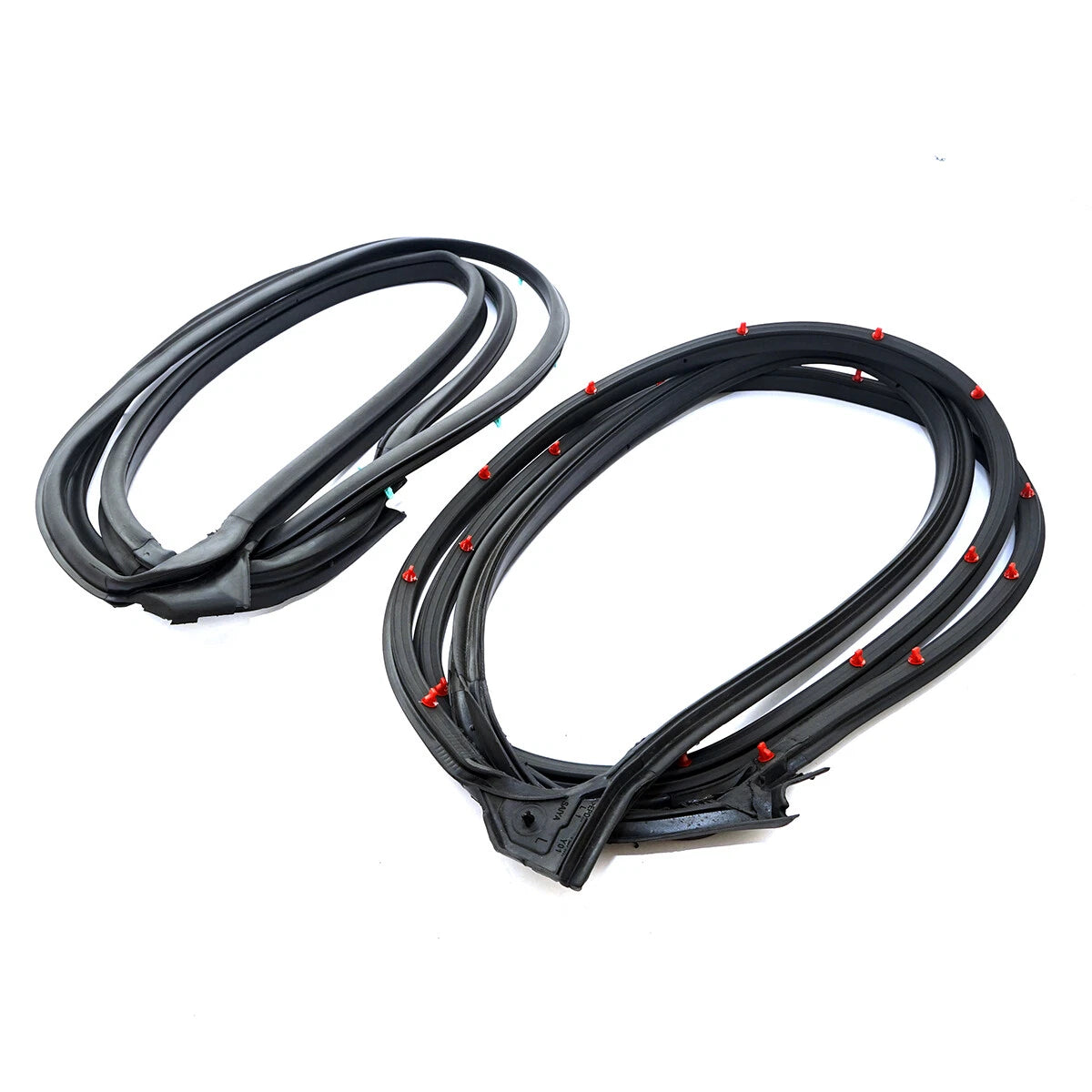 Front Door Weatherstrip Rubber Set for Honda Civic 4DR 2017-2021
