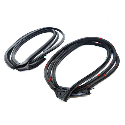 Front Door Weatherstrip Rubber Set for Honda Civic 4DR 2017-2021