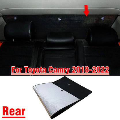 Rear Windshield Privacy Thick Interior Sunshade Cover Toyota Camry (2018–2022)