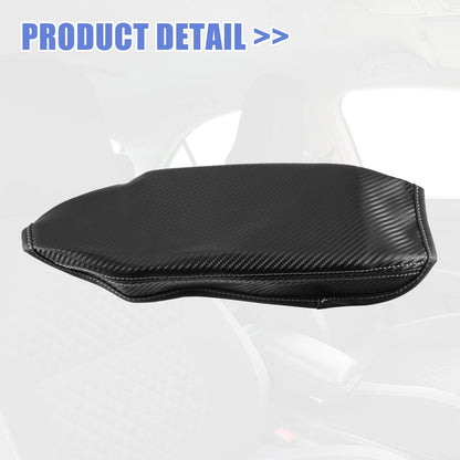 Center Console Armrest Cover for BMW F30 (2012-2019) - Gray Stitches Black